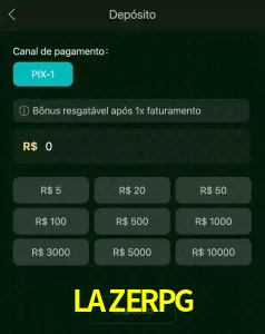 deposits LAZERPG